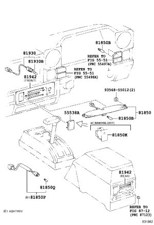 Step Board Courtesy Light Bulb 99134-12030 for Toyota DYNA