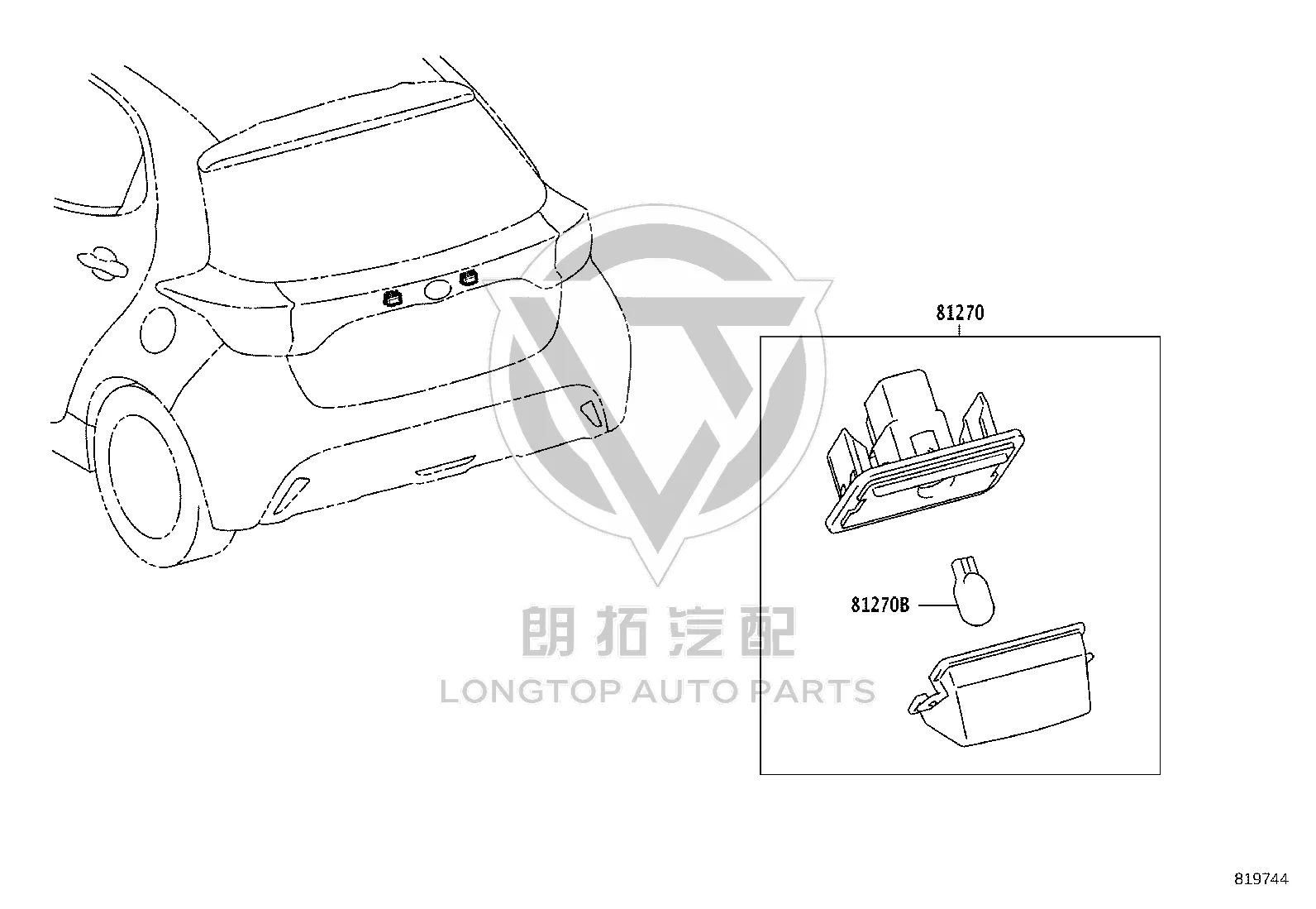 Snap Fastener 99132-12050 for Toyota 4RUNNER