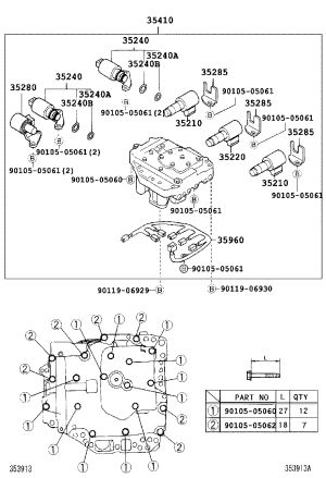Solenoid Valve Wiring Harness G10495-2010 for Toyota Vios