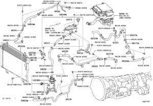 Cooling pipe of No.1 motor G1251-50010 for Lexus LS600H