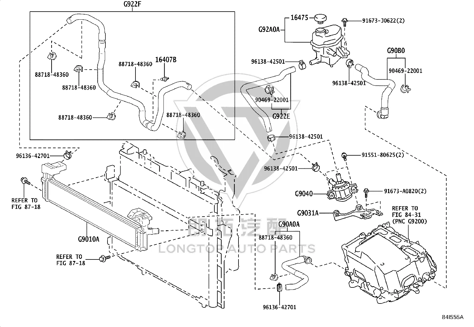 Inverter Water Pump Assembly G90405-2020 for Toyota Comfort