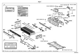 Power Battery Module Assembly G9510-33070 for Lexus ES
