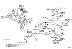 Rear Balance Rod Ball Joint (Right) SU003-00398 for Toyota 86
