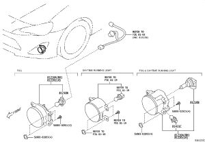 Front Fog Light Right SU0030-2518 for Toyota GT86