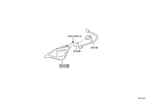 Front Turn Signal Lamp Holder SU003-07123 for Toyota GT86