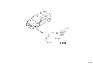 Front Turn Signal Lens Right SU003-02538 for Toyota 86