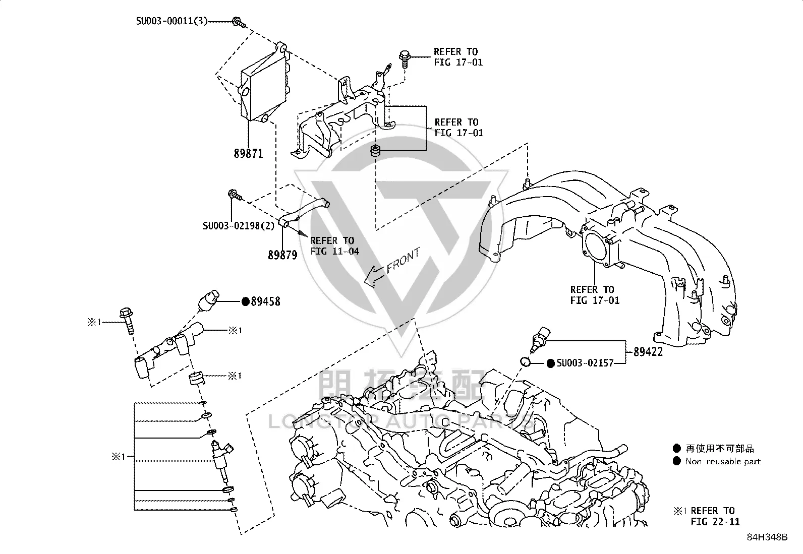 Engine Temperature Sensor SU003-04714 for Toyota 86