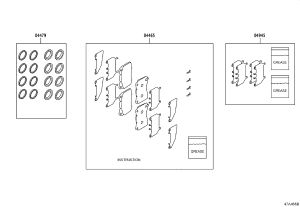 Front Brake Pads Set SU003-10741 for Toyota 86