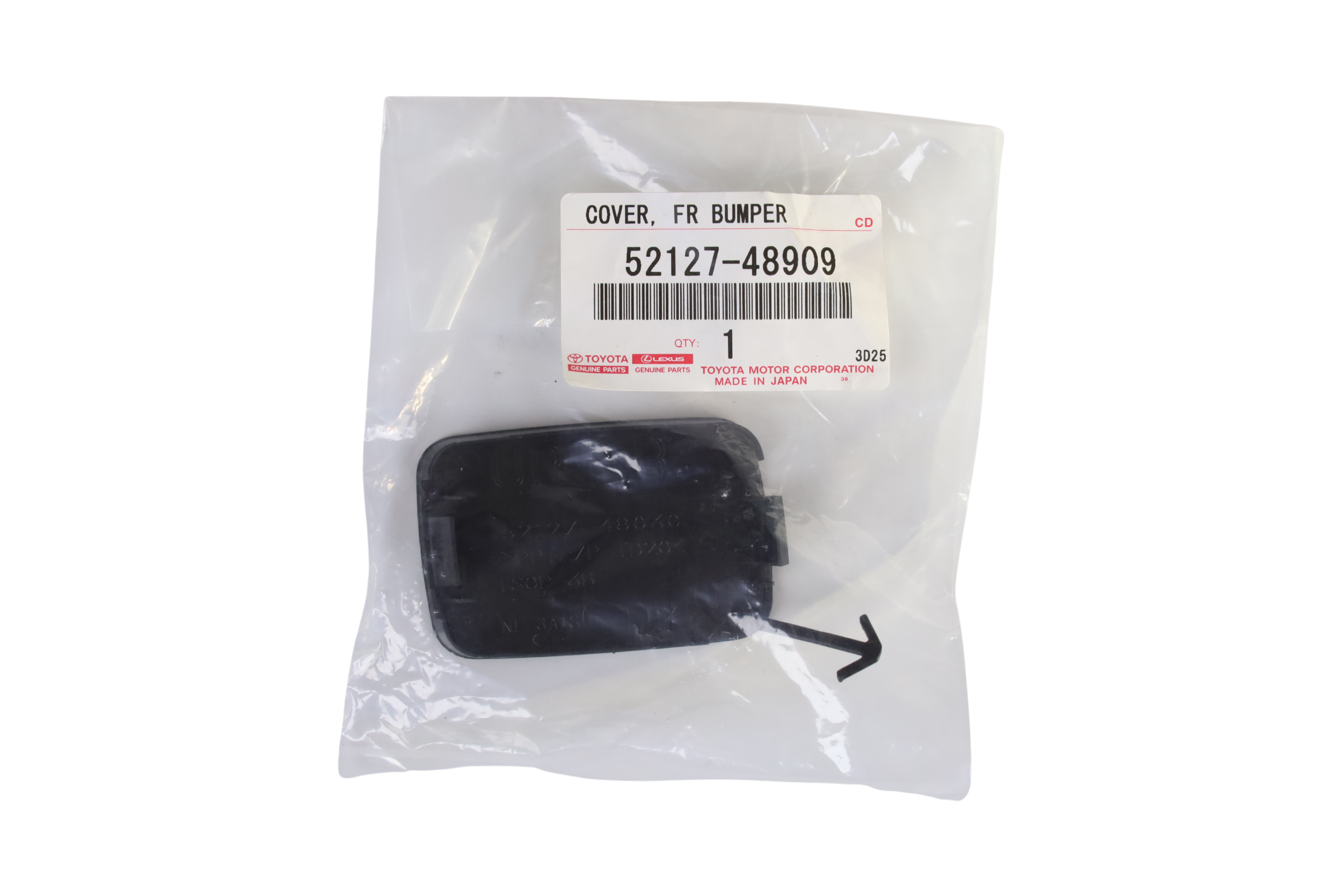 Front Bumper Trailer Hook Cover Right 52127-48909 for Lexus RX350 RX450h GYL20 AGL20 2016-2019 | LongTopAuto