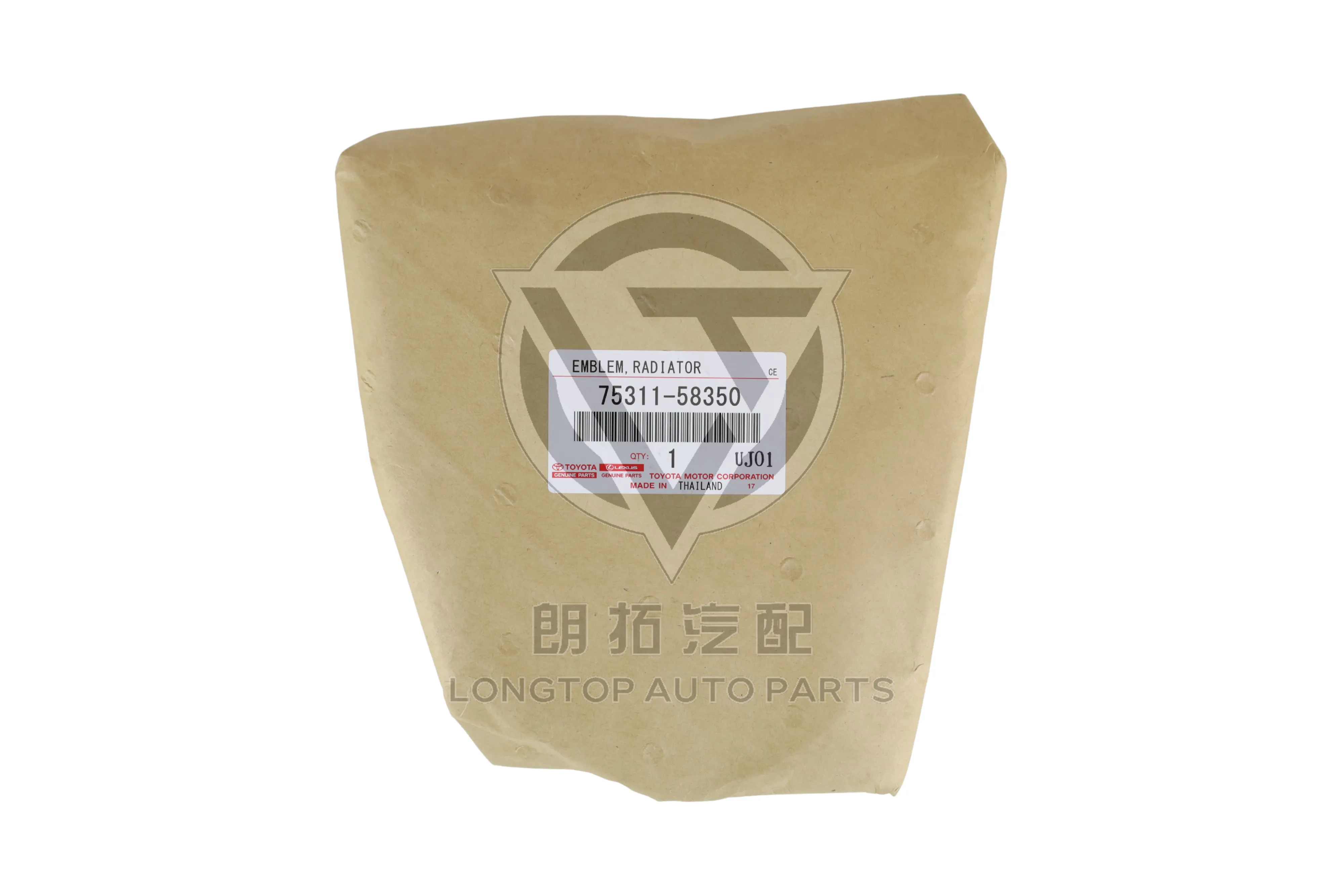 Front Grille Emblem 75311-58350 for Toyota Alphard GGH30 AGH30 2015-2020 | LongTopAuto