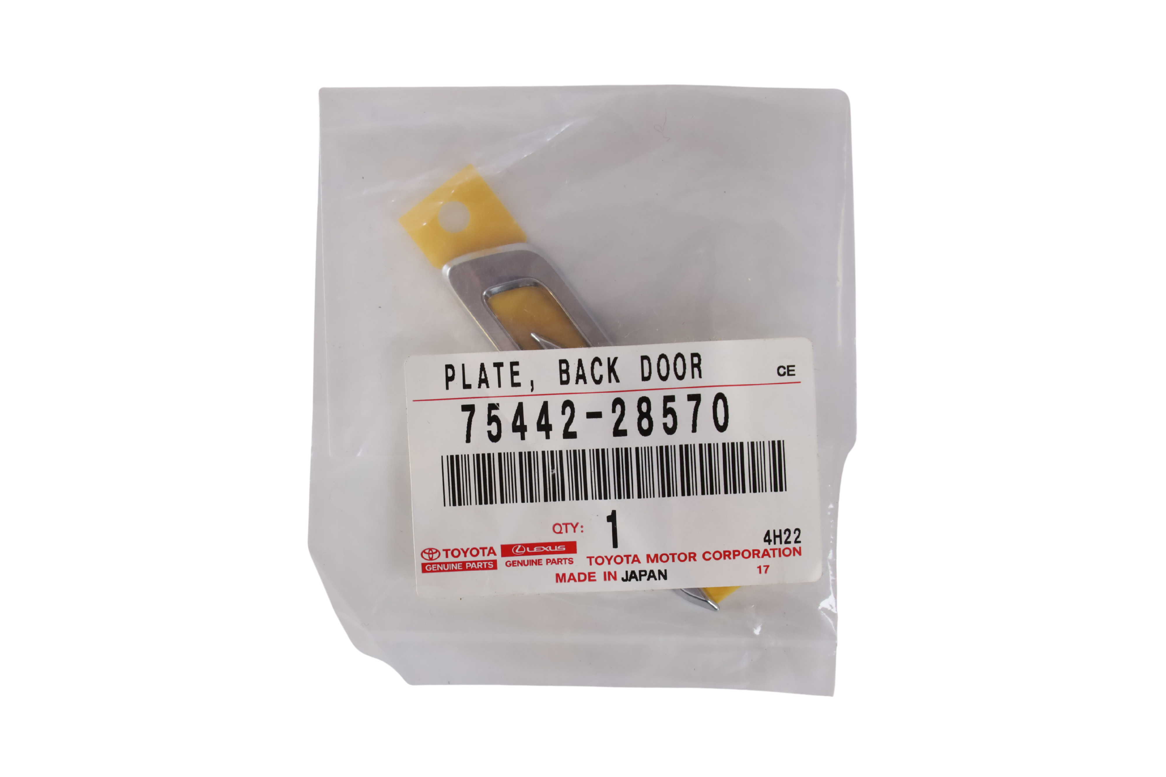 Tail Cover Lettering 75442-28570 for Toyota Alphard AH30 2015-2023 | LongTopAuto