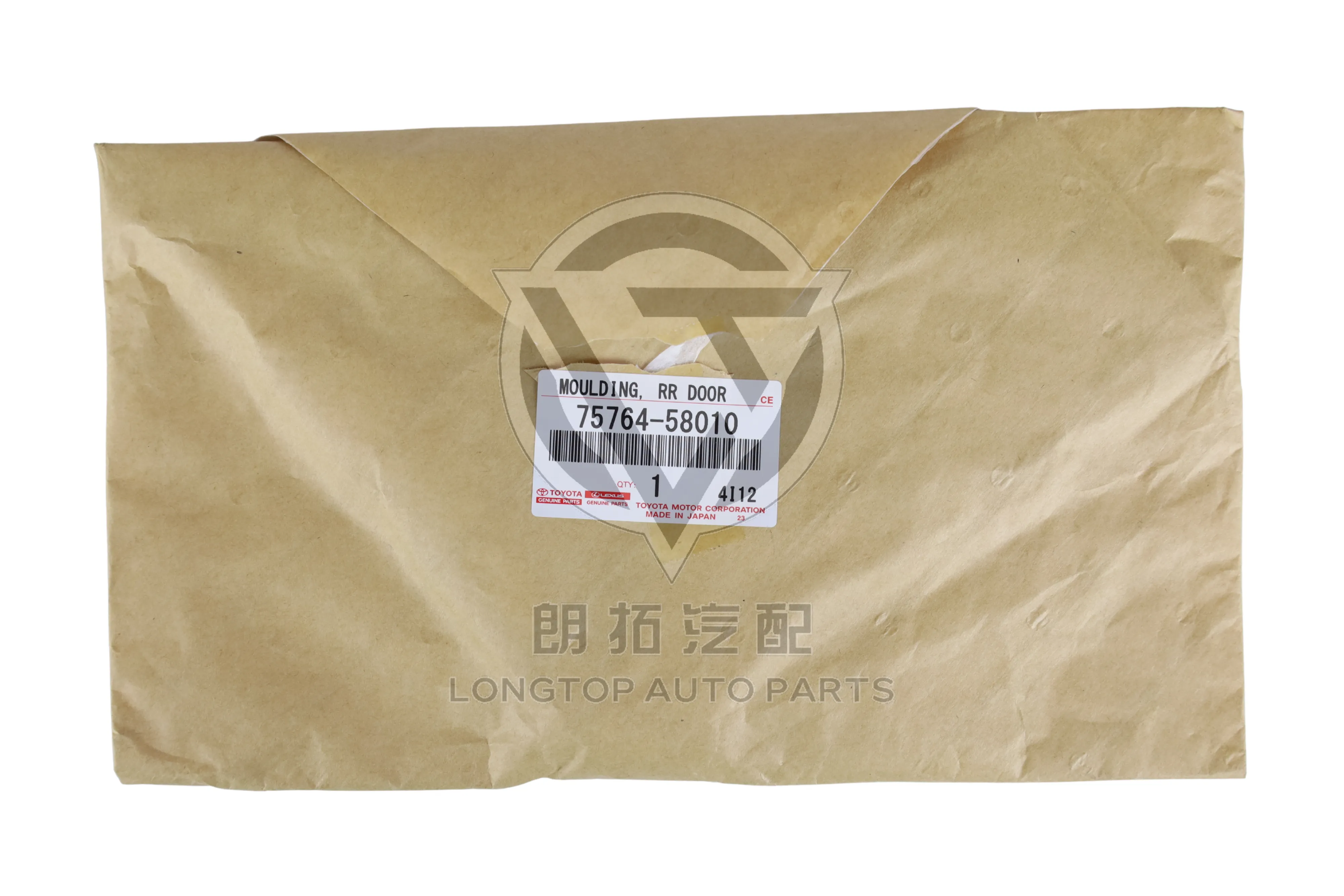 Rear Quarter Window Frame Exterior Trim Rear Left 75764-58010 for Toyota Alphard Vellfire AH30 2015-2023 | LongTopAuto