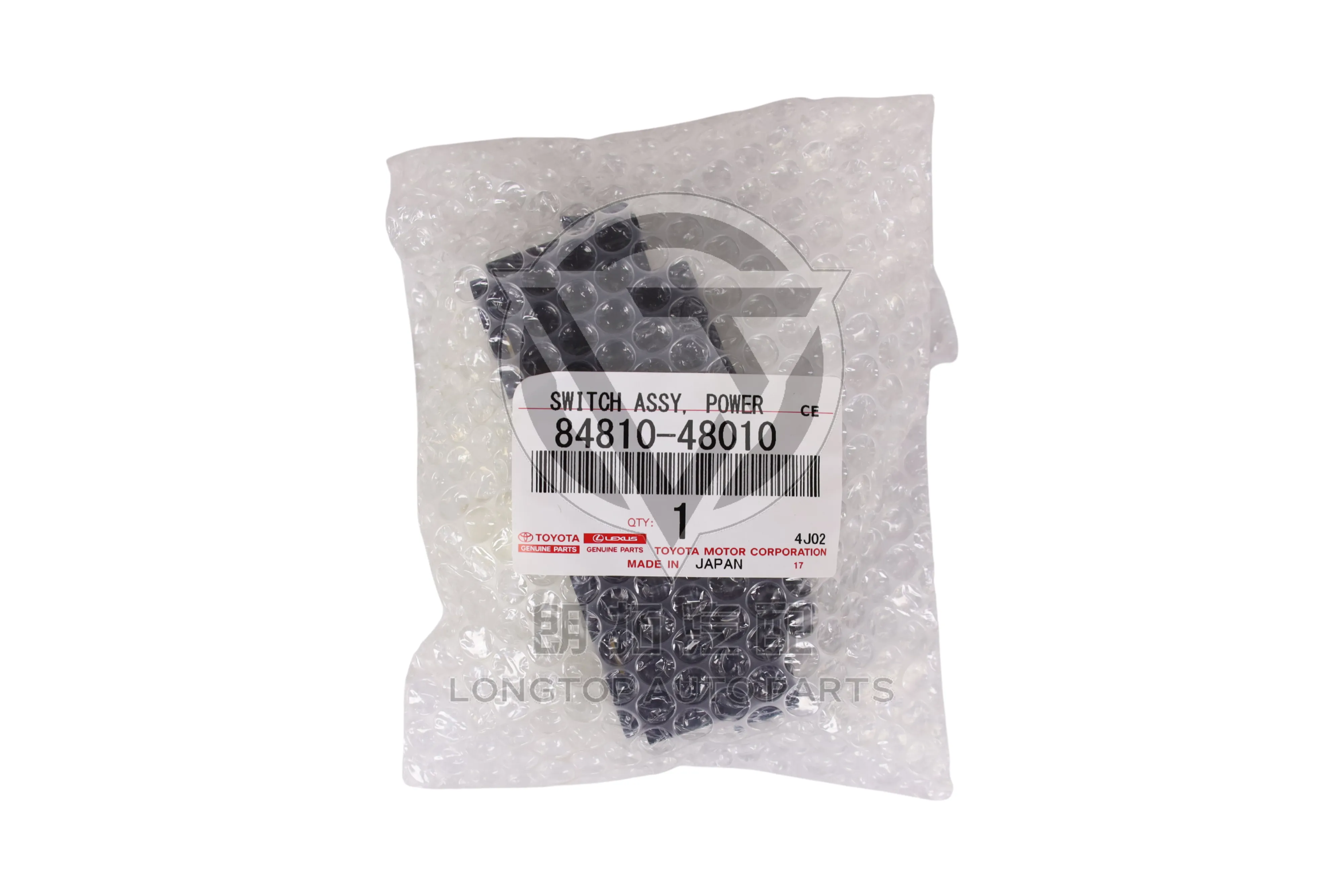 Front Door Glass Lift Switch 84810-48010 for Toyota Highlander MCU20 ACU20 2001-2007 | LongTopAuto