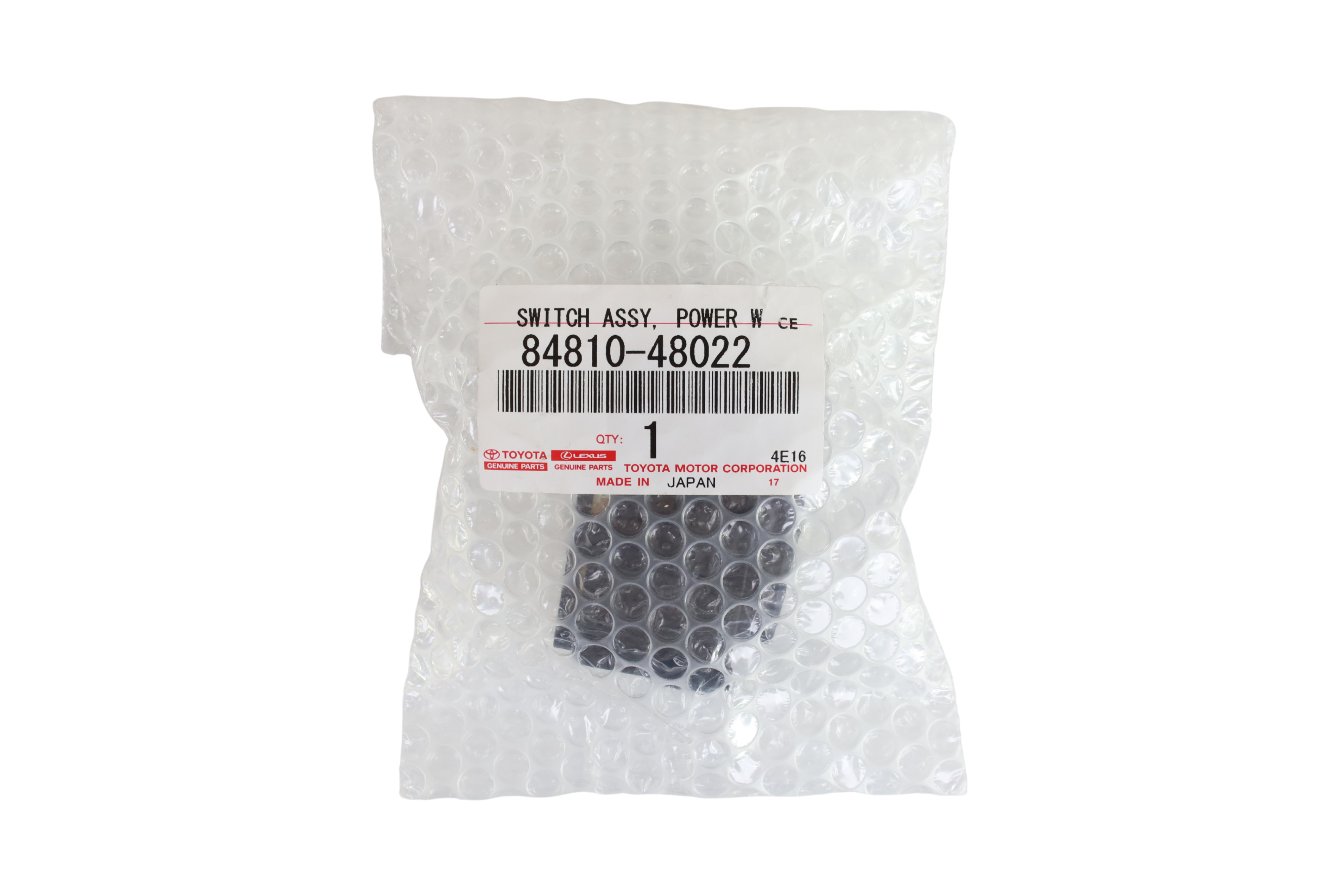 Rear Door Glass Lift Switch 84810-48022 for Toyota Highlander GSU40/GSU45 2007-2013 | LongTopAuto