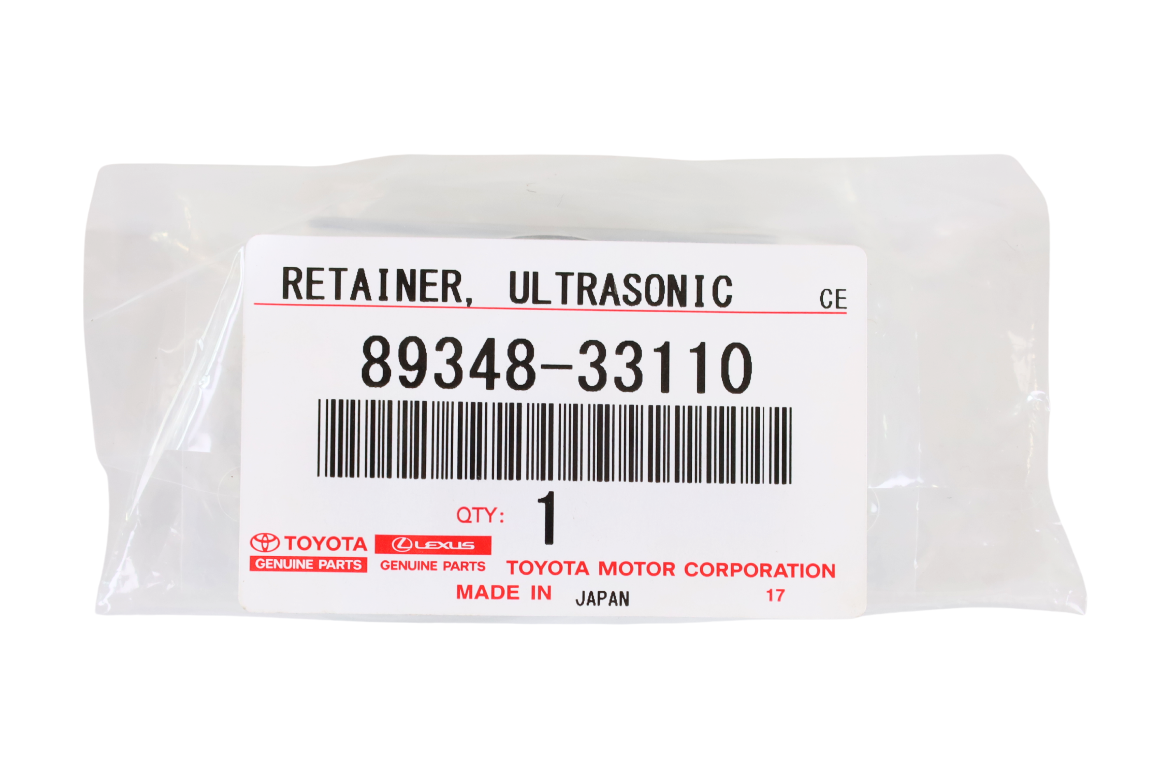 Front Bumper Parking Sensor Base Outer Left 89348-33110 8934833110 for Toyota Lexus 2018-2023 | LongTopAuto